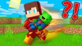 Baby Superman Mikey vs Overspeed JJ Survival Battle in Minecraft (Maizen)