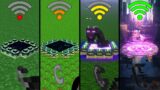 End portal with different Wi-Fi in Minecraft