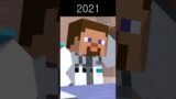 Evolution of Crossed Eyes – Minecraft Animation #animation #minecraft #shorts
