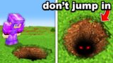 Fooling my Friend with a Realistic Hole in Minecraft…