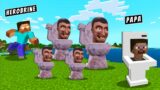Herobrine's Father Turned into Skibidi Toilets in Minecraft and Roblox