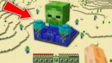 How I found this SECRET ZOMBIE TEMPLE in My Minecraft World ??? New Zombie Desert Temple !!!