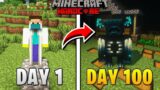 I Survived 100 Days But EveryDay New Challenges Arrives in Minecraft Hardcore | Mcaddon