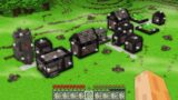 I found this SPIDER WEB MONSTER Village in My Minecraft World !!! Secret Spider Mobs Village !!!