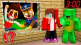 JJ and Mikey HIDE From Scary PAW PATROL.EXE At Night in Minecraft Challenge Maizen