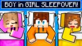 Jamesy Sneaks in a GIRLS ONLY SLEEPOVER In Minecraft!
