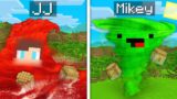 Mikey and JJ Became NATURAL DISASTERS in Minecraft (Maizen)