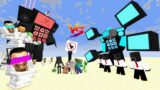 Monster School : SKIBIDI TOILET TITAN TITAN SPEAKER MAN AND CAMERAMAN – Minecraft Animation