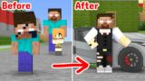 Monster School : Ugly Baby Herobrine Becomes Rich – Minecraft Animation
