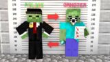 Monster School : Zombie boy pretends to be a Policeman  – Minecraft Animation