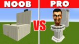 NOOB vs PRO: SKIBIDI TOILET HOUSE BUILD CHALLENGE | Minecraft PE