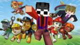 PLAYING Minecraft with PAW PATROL!