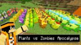 Playing PLANTS vs ZOMBIE Apocalypse in Minecraft PE