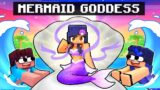 Playing as a MERMAID GODDESS in Minecraft!