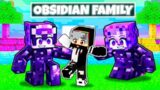 Raised By OBSIDIAN FAMILY In Minecraft (Hindi)