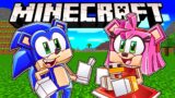 Sonic & Amy Play MINECRAFT LIVE!! (Part 1)