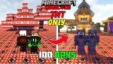 We Survived 100 Days In TNT Only World In Minecraft Hardcore ! LordN Gaming