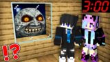 Why Scary LUNAR MOON ATTACK HOUSE At Night in Minecraft