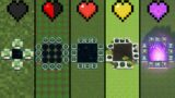 all ender portal with different hearts in Minecraft