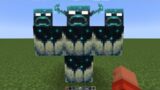 what if you create a WARDEN MEGA BOSS in MINECRAFT