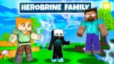 Adopted By HEROBRINE FAMILY In Minecraft (Hindi)