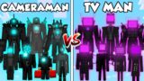 All CAMERAMAN vs All TV MAN BATTLE in MINECRAFT PE