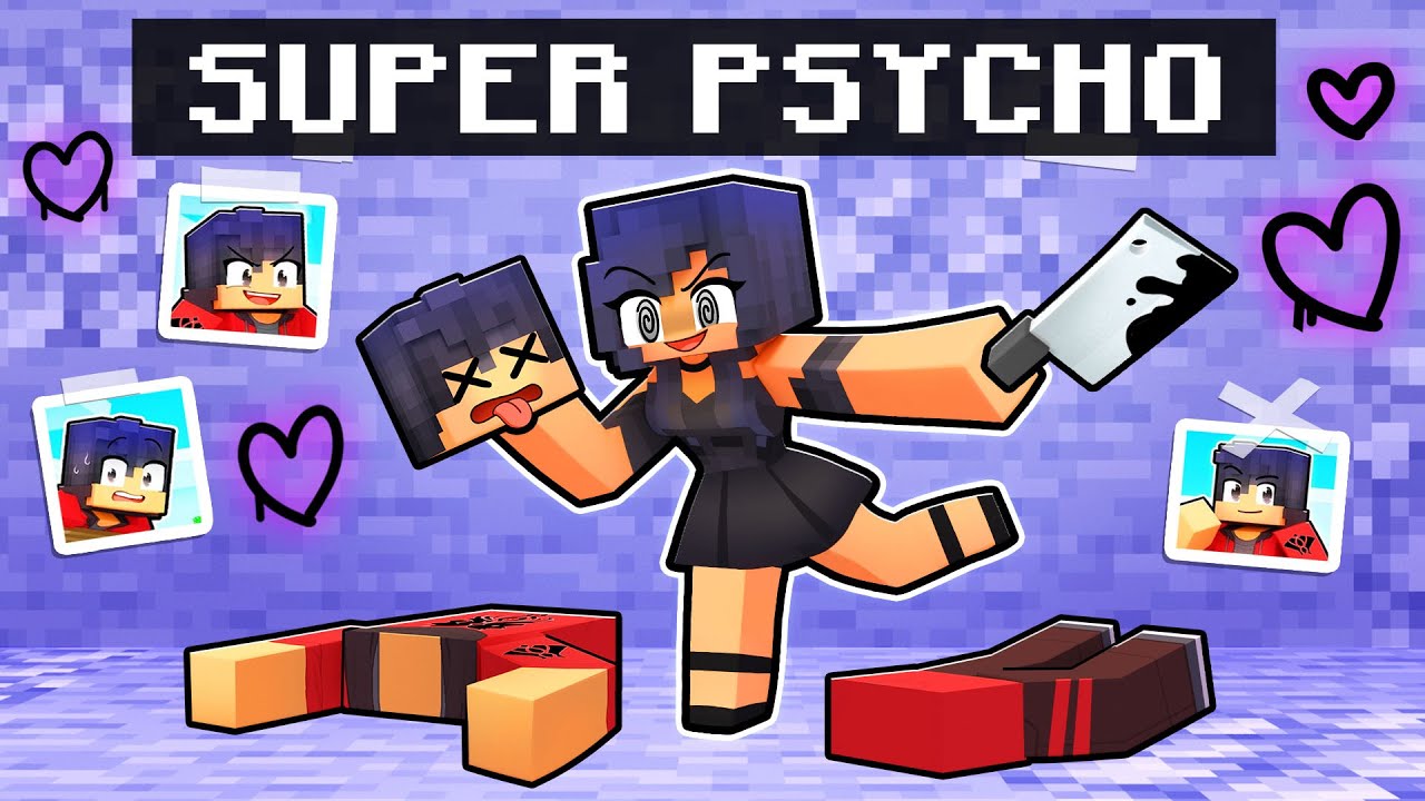 Aphmau went SUPER PSYCHO in Minecraft! - Minecraft videos