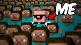 Going Undercover in a Minecraft Server for 24 Hours!