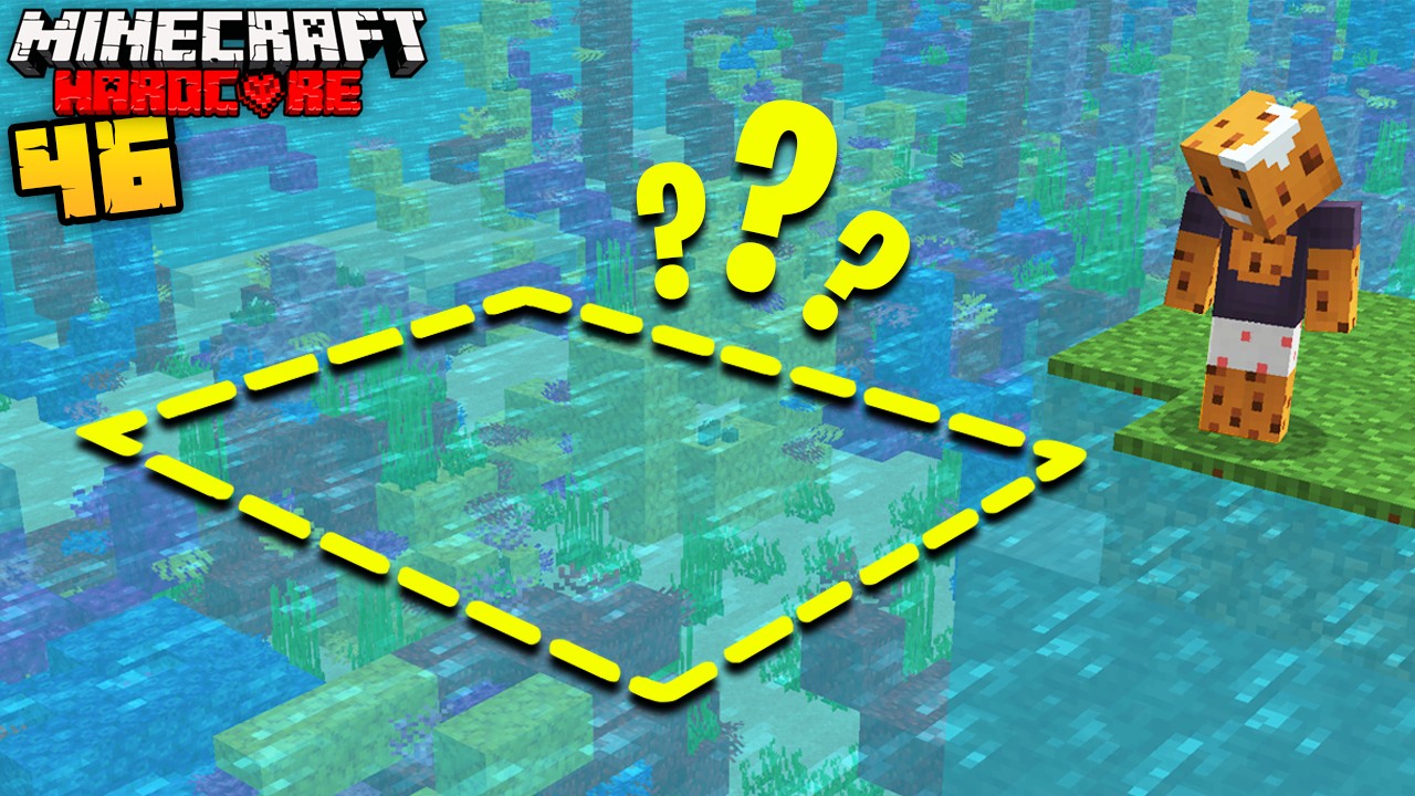 I Built a SECRET Underwater Base in Minecraft Hardcore - Minecraft videos