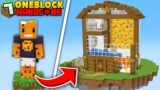I Built an IRON FACTORY on ONE BLOCK Minecraft