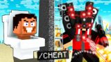 I Cheated In SKIBIDI TOILET Mob Battle  in Minecraft !!!