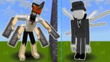 I Cheated in a MUTANT CHAINSAW MAN Mob Battle || Minecraft PE