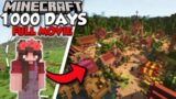 I Survived 1000 Days in Minecraft [FULL MOVIE] – Building a Cozy Cottagecore World Let's Play
