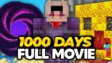I Survived 1000 Days in Minecraft Survival [FULL MOVIE]