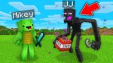 JJ Pranked Mikey As a Enderman Mutant in Minecraft – Maizen Challenge