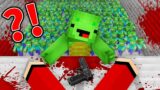 JJ and Mikey Escape From Zombie School Apocalypse in Minecraft – Maizen Challenge