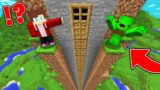 JJ and Mikey Found a LONGEST DOOR  in Minecraft Maizen!