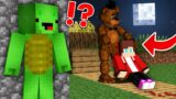 JJ and Mikey Got TRAPPED by Freddy Fazbear in Minecraft Maizen Challemge