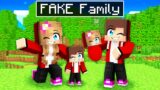Maizen Having A FAKED FAMILY in Minecraft! – Parody Story(JJ and Mikey TV)