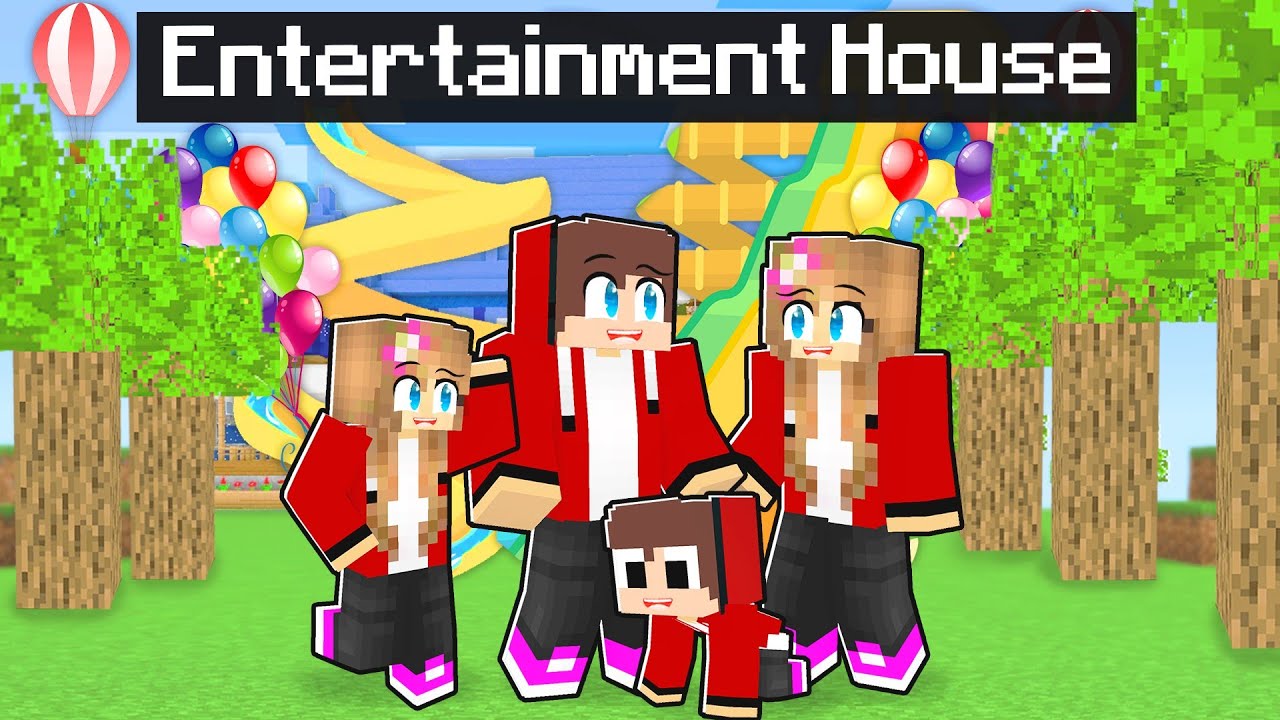 Maizen vs Mikey ENTERTAINMENT Family House Battle in Minecraft ...