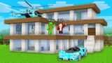 Mikey and JJ Invaded Millionaire’s House in Minecraft (Maizen)