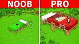 Mikey and JJ  – NOOB vs PRO : Bed House Build Battle in Minecraft (Maizen)