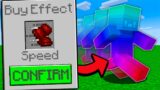 Minecraft Manhunt, But I Can Buy Effects…