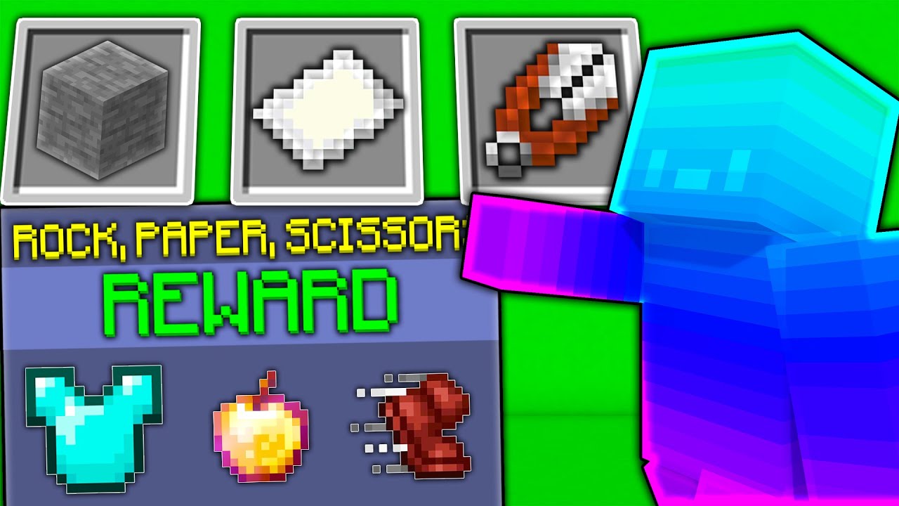 Minecraft Manhunt, Rock Paper Scissors Minecraft videos