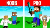 Minecraft NOOB vs PRO: HEROBRINE BUILD CHALLENGE…