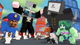 Monster School : SKIBIDI TOILET & CAMERAMAN vs TV MAN, Chainsaw Man & Zombie – Minecraft Animation