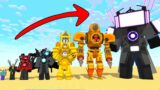 Monster School : TvMAn x Skibidi Toilet VS Drill Golden Grow Up – Minecraft Animation