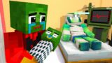 Monster School :  Zombie  x Squid Game Doll Love Family  – Minecraft Animation