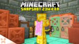 NEW CAPE, TRIAL CHAMBERS INFO, COPPER & TUFF STUFF! | Minecraft 1.21 Snapshot 23w44a