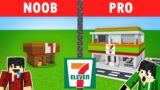 NOOB VS PRO: 7-Eleven BUILD CHALLENGE | Minecraft OMOCITY (Tagalog)